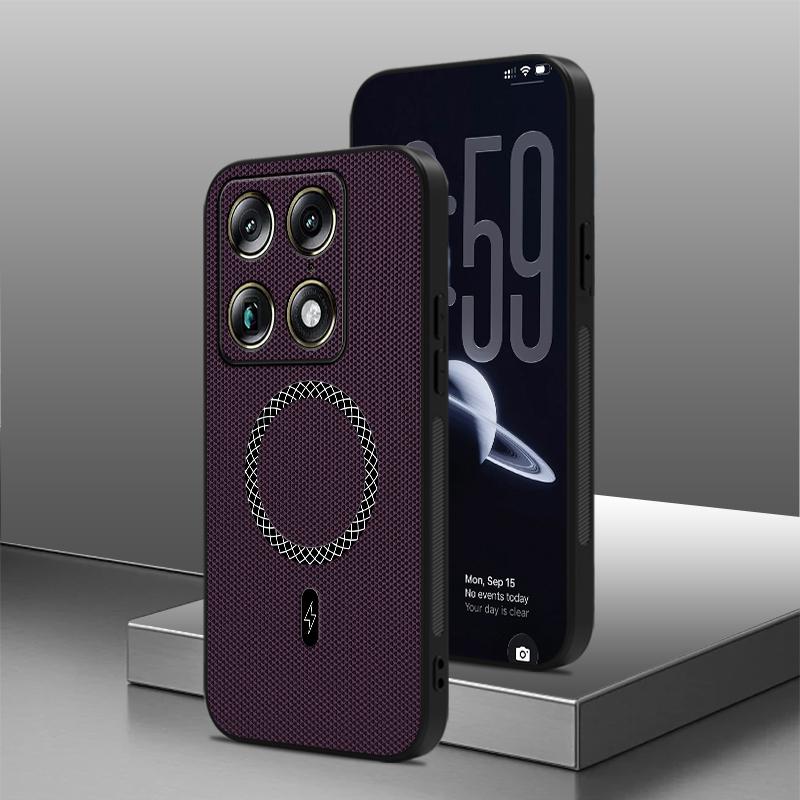 Роскошный кожаный чехол с поддержкой 3D Touch для Motor Signature 5G Edge 70 Ultra 60 Fusion + X70 Air Pro для Magsafe Ударопрочная крышка
