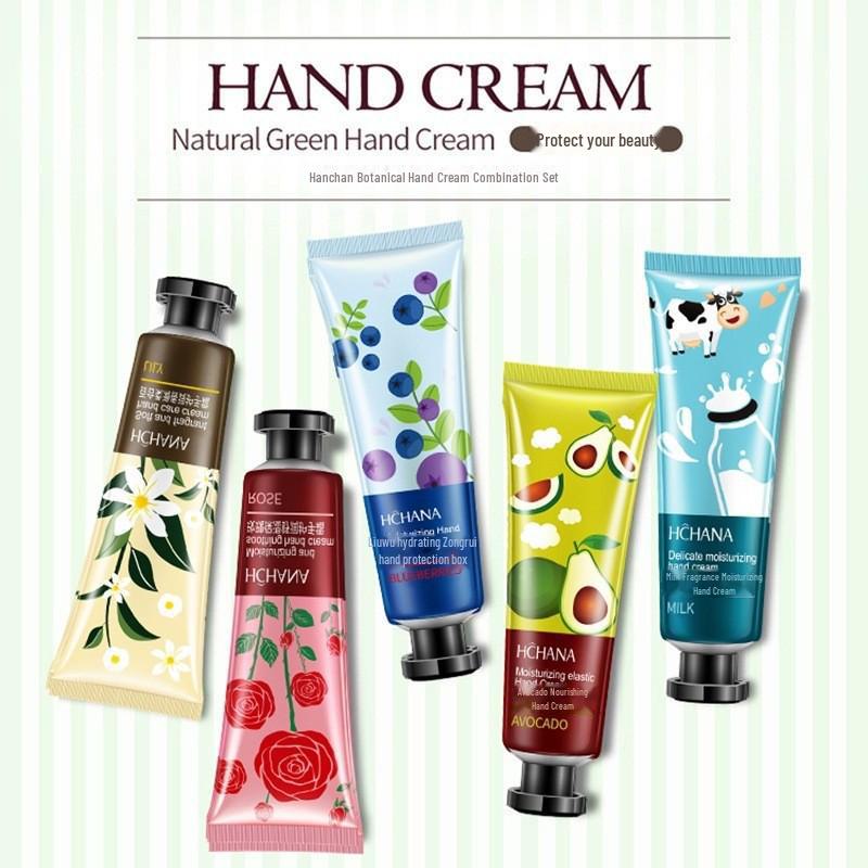 Hanchan Green Plant Hand Cream - Moisturizing & Nourishing, Soft & Smooth Hand Care for Winter