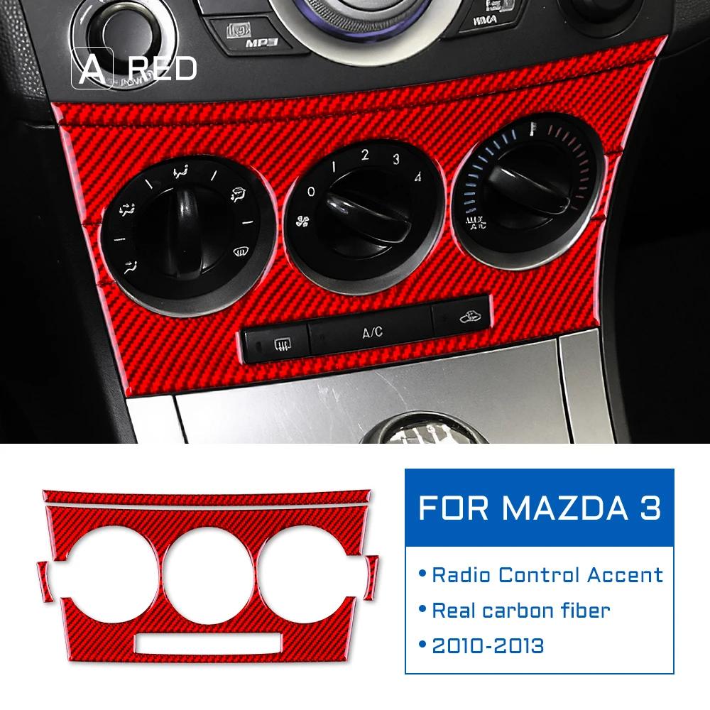 Carbon Fiber Radio Panel Sticker for Mazda 3 2010-2013 Interior Accessories
