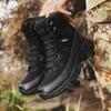 Large size high-top military fans combat boots breathable and wear-resistant outdoor training camping tactical shoes new special forces boots