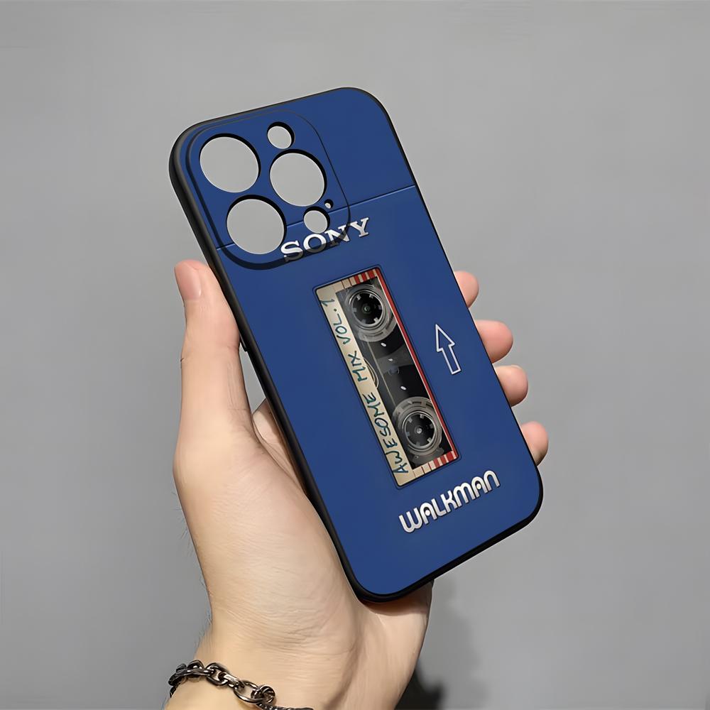 Ретро Музыкальные Кассеты Камера Чехол для Телефона Для 16 Pro Max Iphone 15 14 Pro Max 13pro 11 X Xs Xr 8 7Plus Силиконовый Чехол
