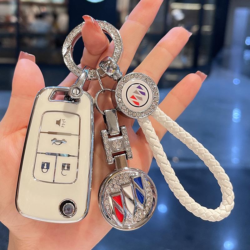 Женский чехол для ключа автомобиля для Buick: Excelle, Regal, Verano, LaCrosse, Envision S