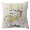 Pillow Cover Nordic Ins Pillow Summer Yellow Lemon Square Print Pillow Cover Cushion