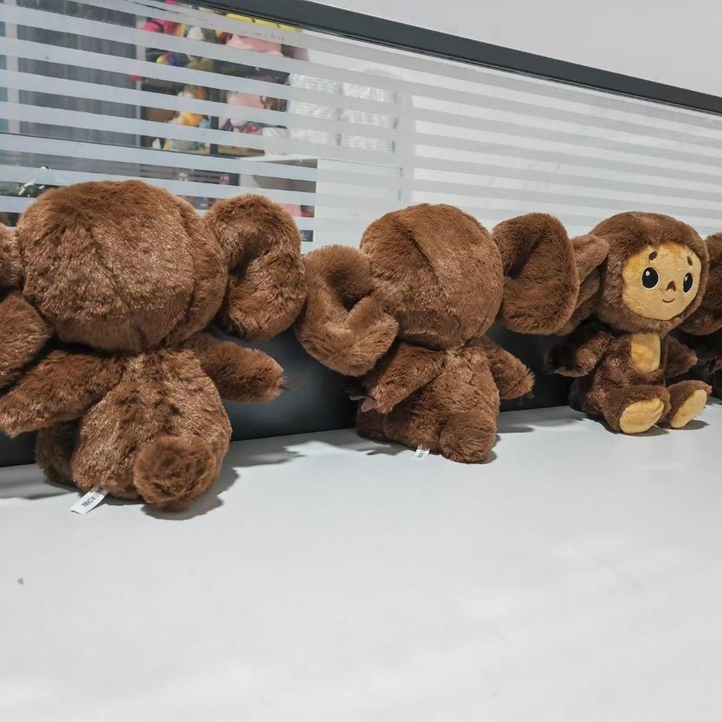 20/30 см Плюшевая игрушка Чебурашка Большие глаза Обезьянка Плюшевая кукла Россия Аниме Набитое животное Мягкая подушка для сна Подарки для успокоения детей