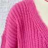 Осенние кардиганы свитера для женщин Зимние длинные рукава однобортные вязаные свитера Верхняя одежда Пальто