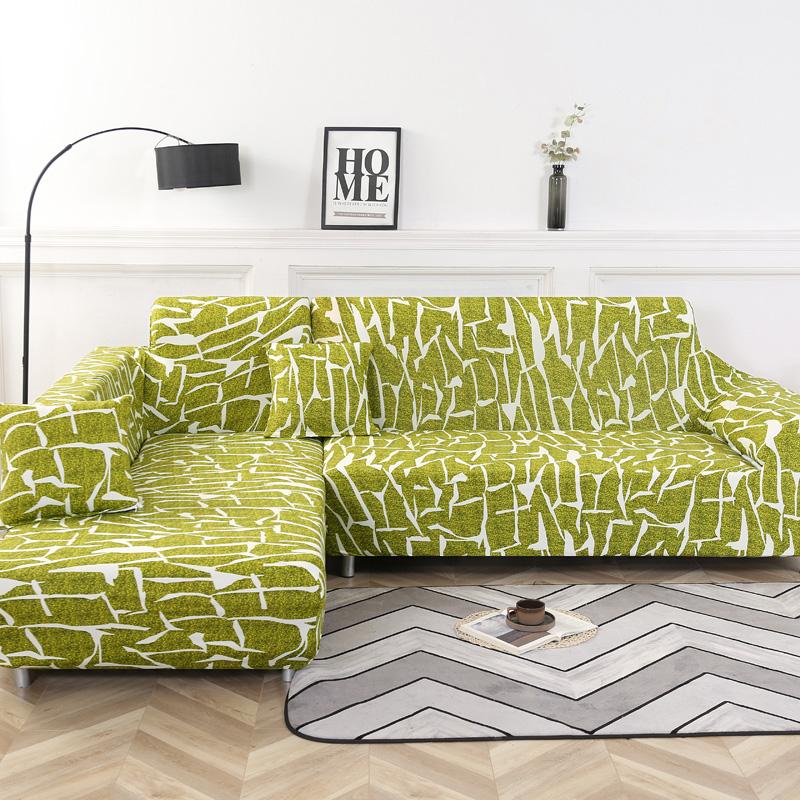 Чехол для дивана с принтом, эластичный чехол для дивана для гостиной, угловой диван с домашними животными, L-образный шезлонг, чехол для дивана, диваны 1/2/3/4 места