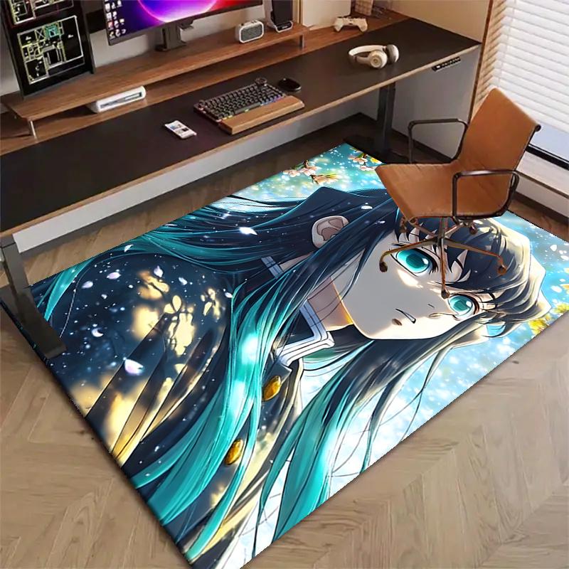 Tokitou MuichirouPrinted Area Rug Carpet for Bedroom Living Room Home Decor Rugs Mat Non Slip Mat Rug for Bedside