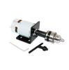 CHANCS B10 Mini Electric Motor 775 DC Motor with Drill Chuck and Seat Mounting Mini Table Saw for 12V/24V Bracket, Cutting/Polishing