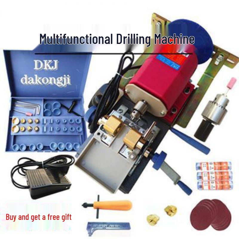 Pearl Punching Machine: Professional Mini Bead Driller for DIY Jade & Buddhist Beads