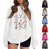 Women's Fashion Casual Long Sleeve Christmas Printed Sweatshirt