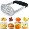Potato masher Stainless steel potato masher, potato press for creamy mashed potatoes, mashed potatoes, vegetables and fruits