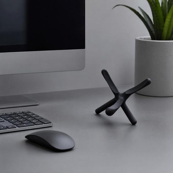 3D Printed Floating Stand for HomePod Mini, Elevated Speaker Base for Heat Dissipation, Non Slip Improved Sound Quality Desktop Organizer