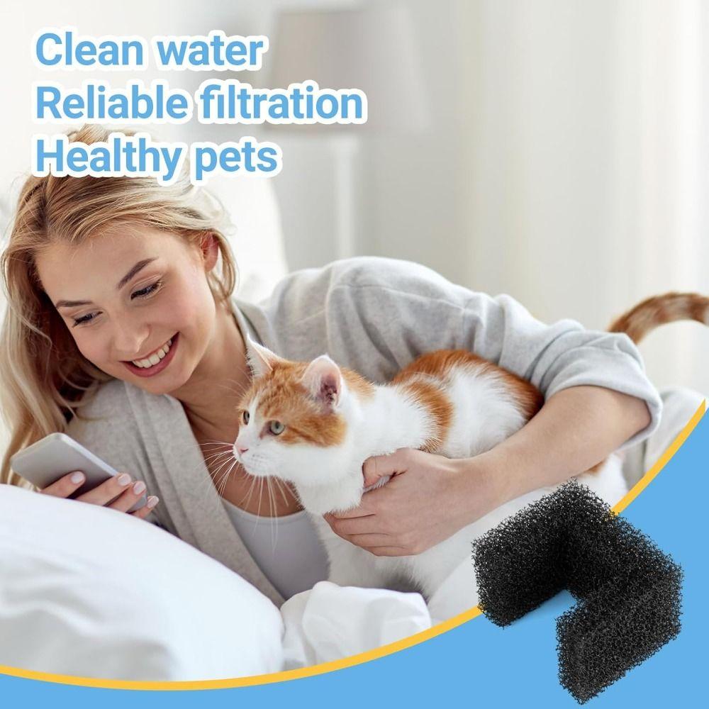 10pcs Multi-Layer Foam Filters Residue Blocking Sponge Filters Pet Supplies