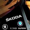 2 шт. Светодиодная лампа-проектор для двери автомобиля Для Skoda VRS Octavia A5 A7 2004-2024 2018 2005 2013 2015 Аксессуары