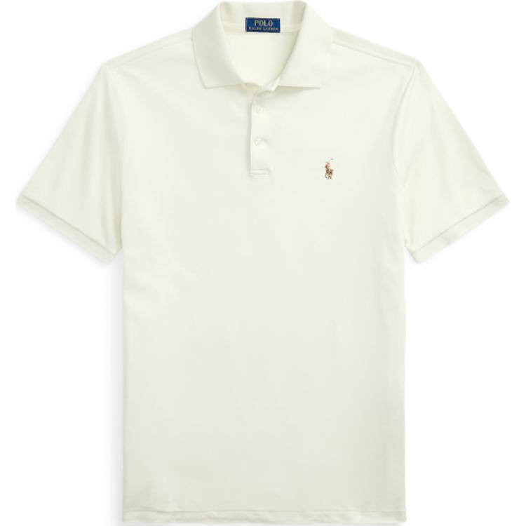 Polo Ralph Lauren логотип вышитый рубашка поло мужские топы белый MNPOKNI1N822945-101