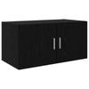 Storage Cabinet 3 pcs Black Oak Effect