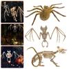 Halloween Horror Decorative Animal Skeleton Prop Party Decoration Rat Spider Bat Tarantula Zombie