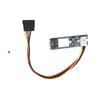 M2 TO SATA M.2 NGFF SATA To 7Pin SATA Horizontal Converter Adapter Card+4Pin Power Cable
