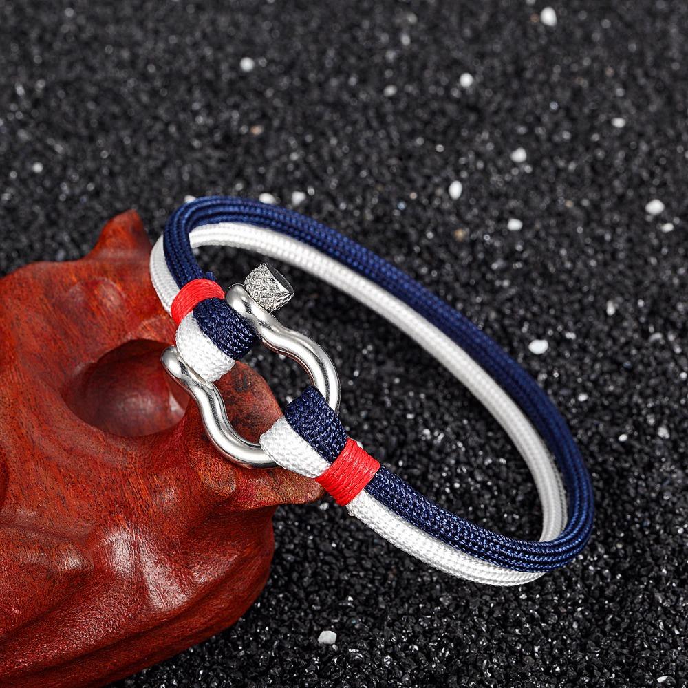 Браслет выживания из паракорда с кожаными вставками, регулируемый