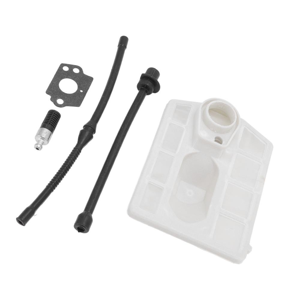 Rubber and Plastic Chainsaw Air Filter Kit Air Filter Oil Hose Kit for 4500 5200 5800 Chainsaw