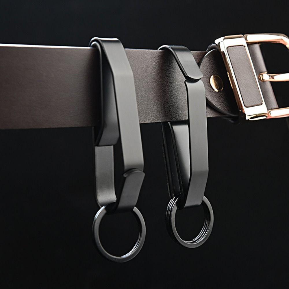 Anti-Lost Car Key Holder Carabiner Clip Keychain Belt Hanger Hook Tool Car Key Buckle Bag Strap