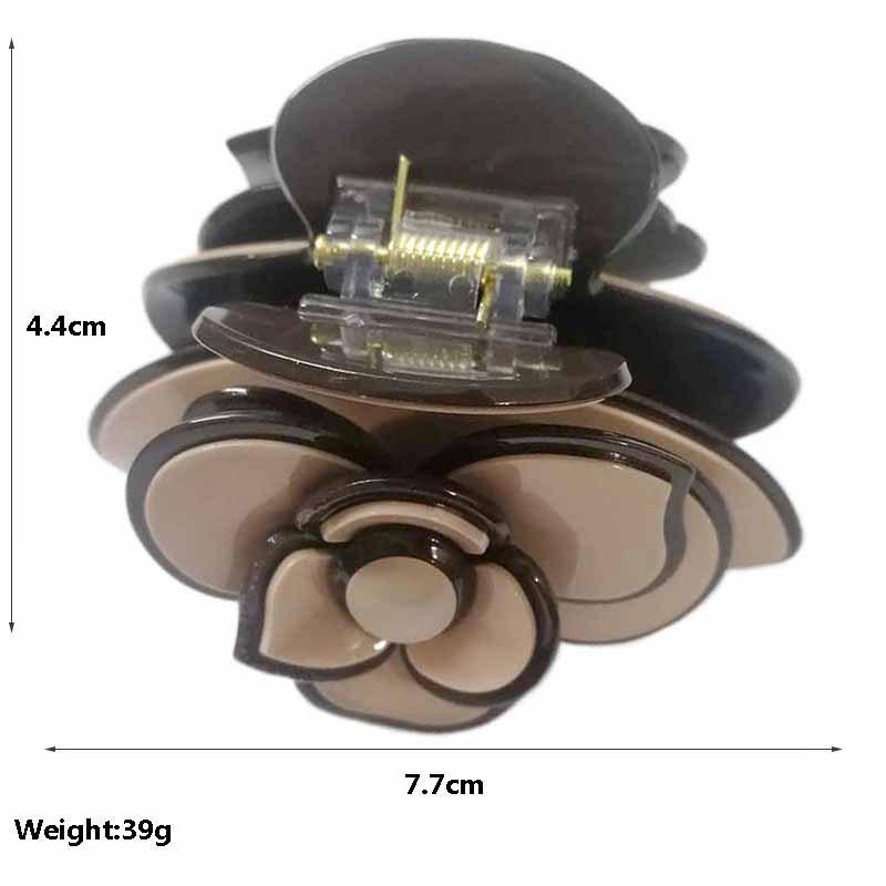 Новая большая заколка для волос «Камелия» заколка для волос «конский хвост» маленькая ароматная заколка для волос для взрослых женщин с диким цветком