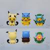 6Pcs/Set 2026  Cosplay Figure Set Pikachu in Disguise Kawaii Action PVC Model Ornament Desktop Decoration Children's Toys