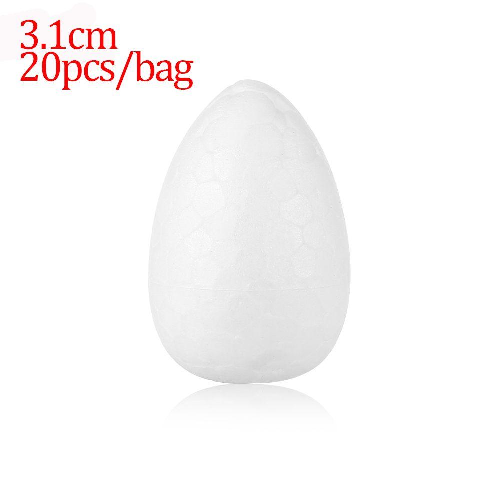 Kids Favors Oval Tools Wedding Decor Foam Flower White Craft Balls Drop Shape DIY Painting