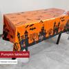 Скатерть на Хэллоуин одноразовая пластиковая водонепроницаемая крышка для обеденного стола с рисунком тыквы и крови