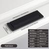 Oukali Modern Fashion Furniture Drawer Cabinet Pull Handle Kitchen Dresser Black 64mm Hidden Pulls Zinc Handles