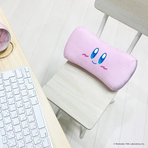 Подушка для поясницы из пенополиуретана с эффектом памяти MORIPiLO Kirby (Мини-подушка для отдыха) Мягкая и приятная на ощупь, плюшевая игрушка, подушка для сна. (Сладких снов, розовый), 16x33x8см, Ch