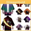 Изысканный аниме косплей Demon Slayer Kimetsu No Yaiba Свободное хаори Кимоно Халаты Пальто Топы с идеальной строчкой