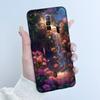 Чехол для Red Magic 7 NX679J Чехол для Nubia Red Magic 7S Задняя крышка Милый Кролик с Сердечками Черный Мягкий ТПУ Чехол для Телефона Оболочка для RedMagic 7 7S