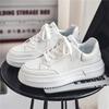 Летние новые повседневные туфли на платформе McQueen, дышащие, низкие, на шнуровке
