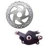 XLJOY 140mm Brake Disc Rotor + Rear Disc Brake Caliper For 2 Stroke 47cc 49cc Pocket Pit Bike Minimoto ATV