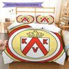 KV Kortrijk Bedding Quilt Set Quilt Cover Pillowcase Home Decoration Birthday Gift (1 * duvet cover + 2 * pillowcase, without core)