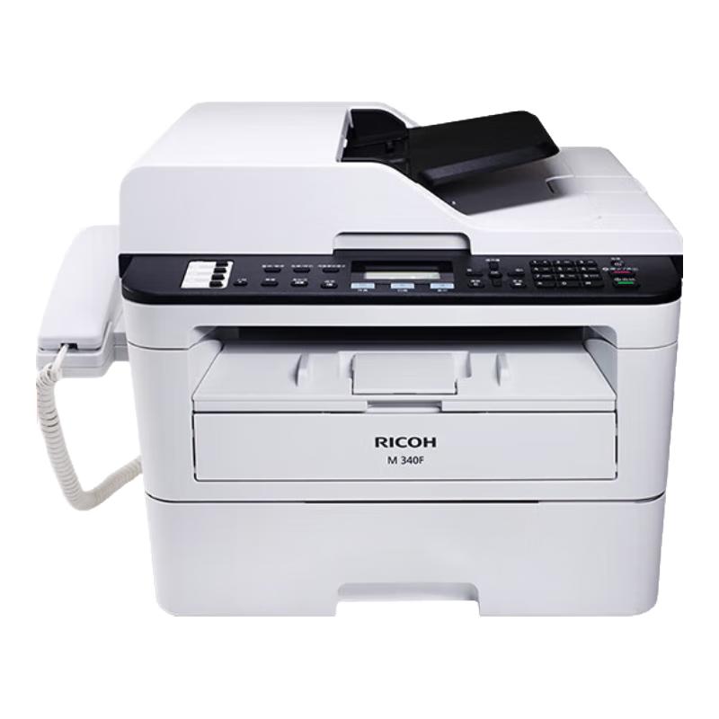 Ricoh M340W A4 Wireless Duplex Black & White Multifunction Laser Printer CN plug (adapter included)