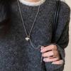 Adjustable Clavicle Chain Long Sweater Chains New Love Heart Pendant Necklace  Jewelry
