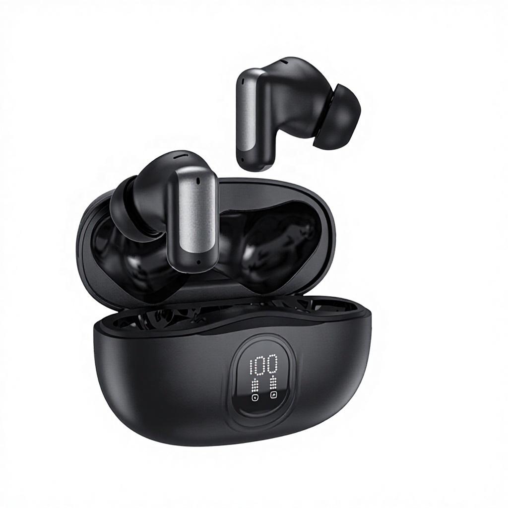 ANC In-Ear TWS Earbuds with JL Chipset Digital Display Long Battery Life CE/FCC/ROHS Certified /ODM Customization