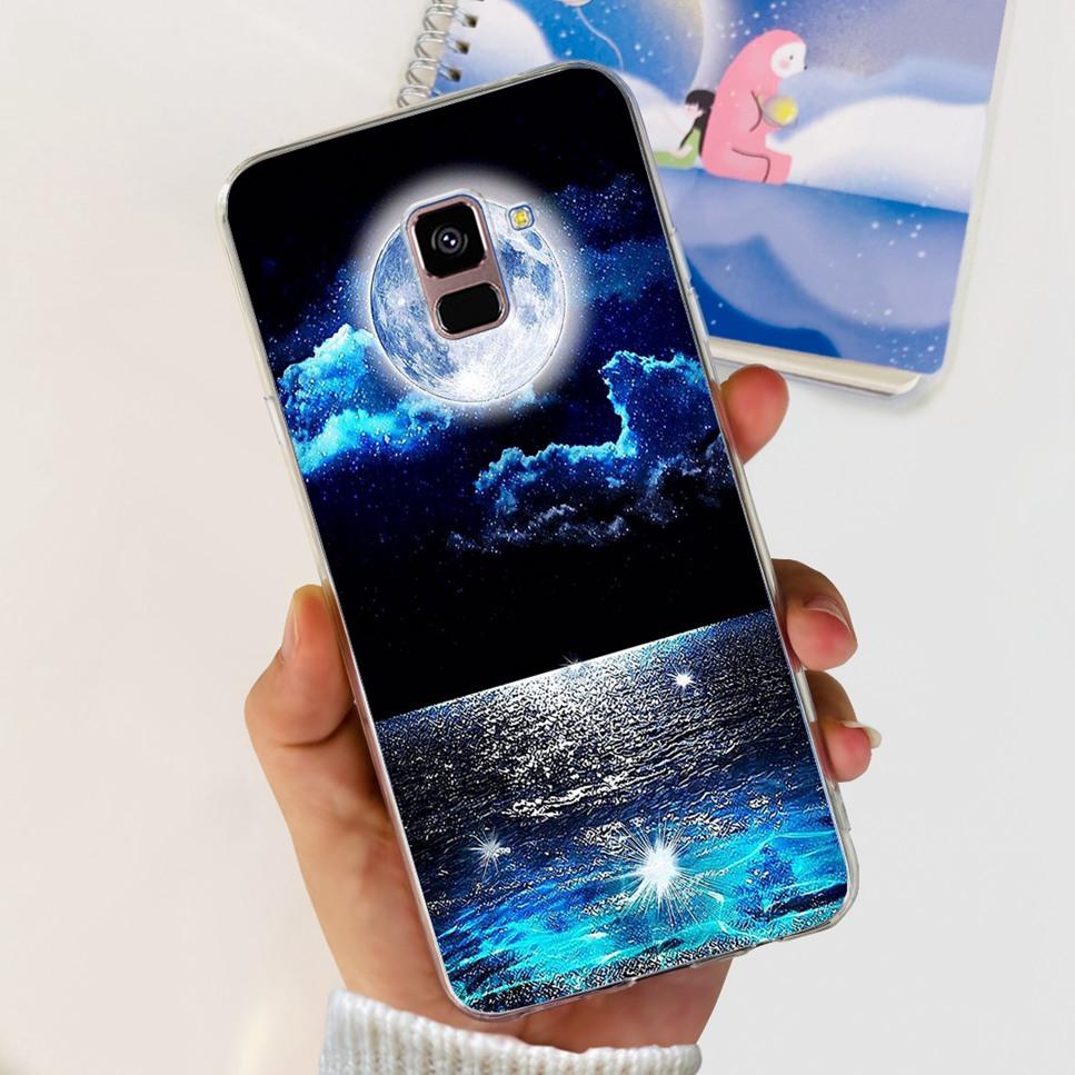 For Samsung Galaxy A8+ A8 Plus Case New Butterfly Flower TPU Soft Silicon Cover For Samsung A8+ 2018 SM-A730F Phone Case Funda