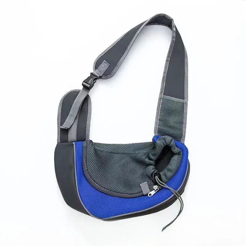 Pet Puppy Carrier S/L Outdoor Travel Dog Shoulder Bag Mesh Oxford Comfort Sling Handbag Tote Pouch