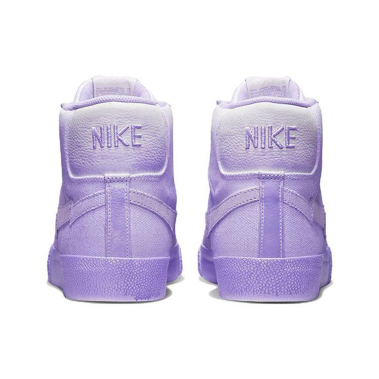 Nike Zoom Blazer Mid Premium SB Сиреневые мужские кроссовки Фиолетово-белые DR9087-555