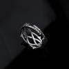 Личное кольцо с морозными ветками, мужские ювелирные изделия, элитное модное переплетенное кольцо, серебро 925 пробы, мужские аксессуары на палец