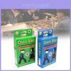 Захватывающая карточная игра Dutch Blitz для семейного веселья с красочными картами синего и зеленого цветов