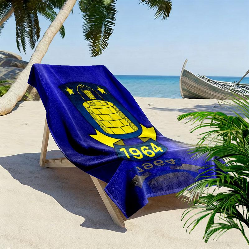 Brøndby IF Print Beach Towel, Large Soft Quick Dry Towel for Beach Camping Swimming