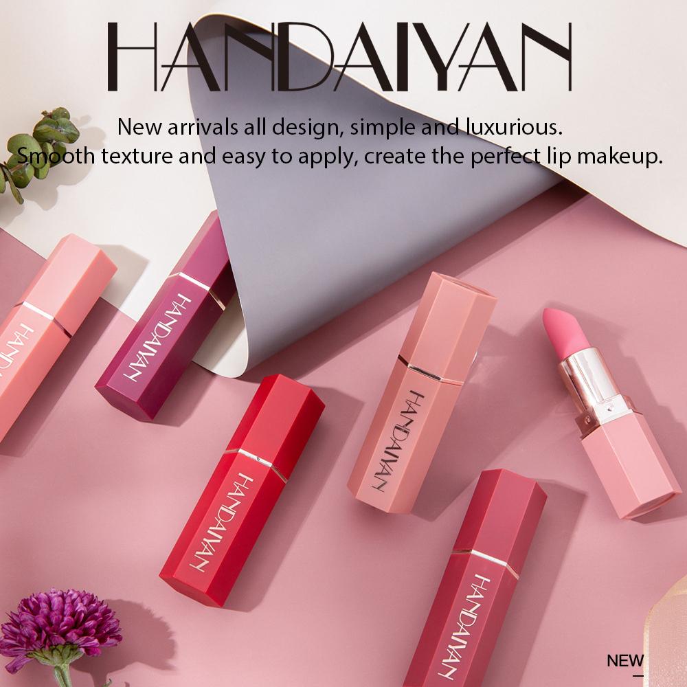 6 цветов матовая водостойкая бархатная помада сексуальные красные коричневые пигменты макияж долговечная профессиональная губная помада