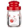 Risu Salt and Pepper Shakers, Red, 70ml, Bloom, Made In Japan
