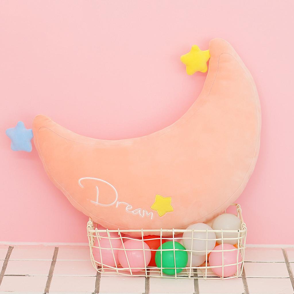 Прекрасная цветная подушка Радужное облако Луна Плюшевая подушка Мягкие удобные подушки для всех возрастных групп