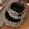 RICYGVM Leopard Berets For Women Print Octagonal Cap Fashion Vintage Girls Painter Hat Bonnet Ins Retro Brimless Duckbill Caps
