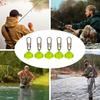 5Pcs Fishing Bobber Stopper Plastic Swivel Anti-collision Buffer Block Professional Universal Wire Protector Accessories Float Stopper Beans Fish Line